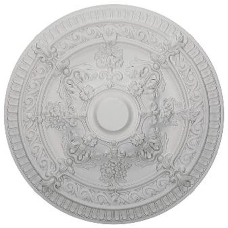 DWELLINGDESIGNS 26 in. OD x 3 in. P Architectural Accents - Vincent Ceiling Medallion DW2572651